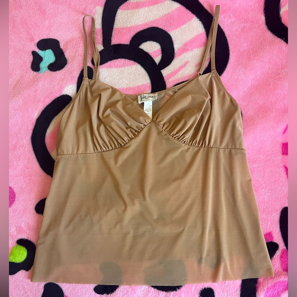 tan / brown cami top from FeLina